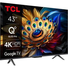 Telewizor TCL 43C655 43 QLED 4K Google TV Dolby Vision Dolby Atmos HDMI 2.1